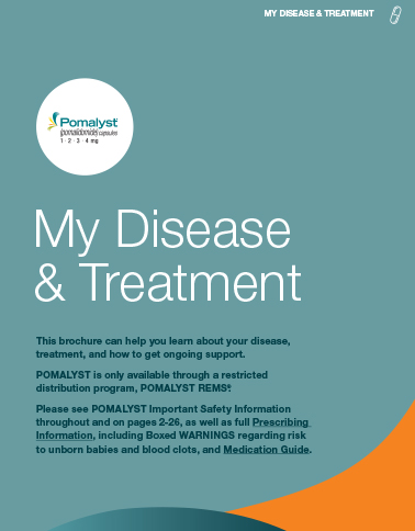 My disease & treatment POMALYST® (pomalidomide) brochure